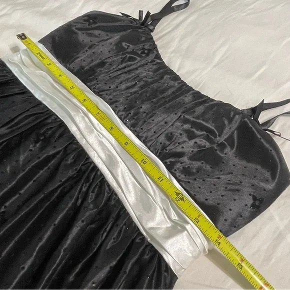 City Triangles Y2K Babydoll Dress M Whimsigot Fairy Grunge‎ Sequin Mesh Festival - Picture 14 of 16